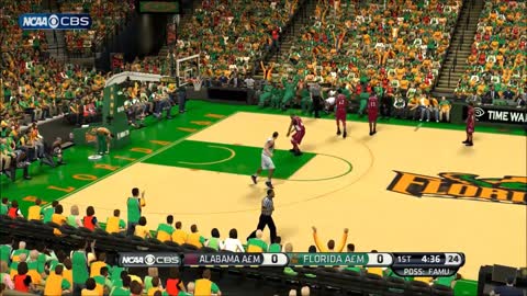 NBA 2k14 HBCU Basketball Mod Alabama A&M vs Florida A&M