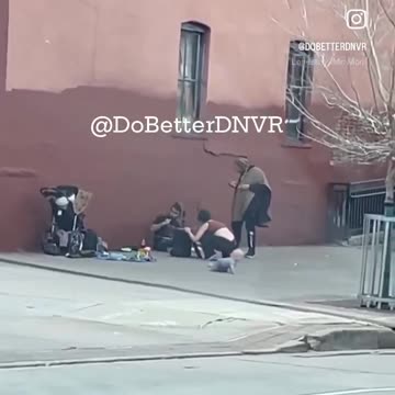 Drugs out of control. Endangered baby