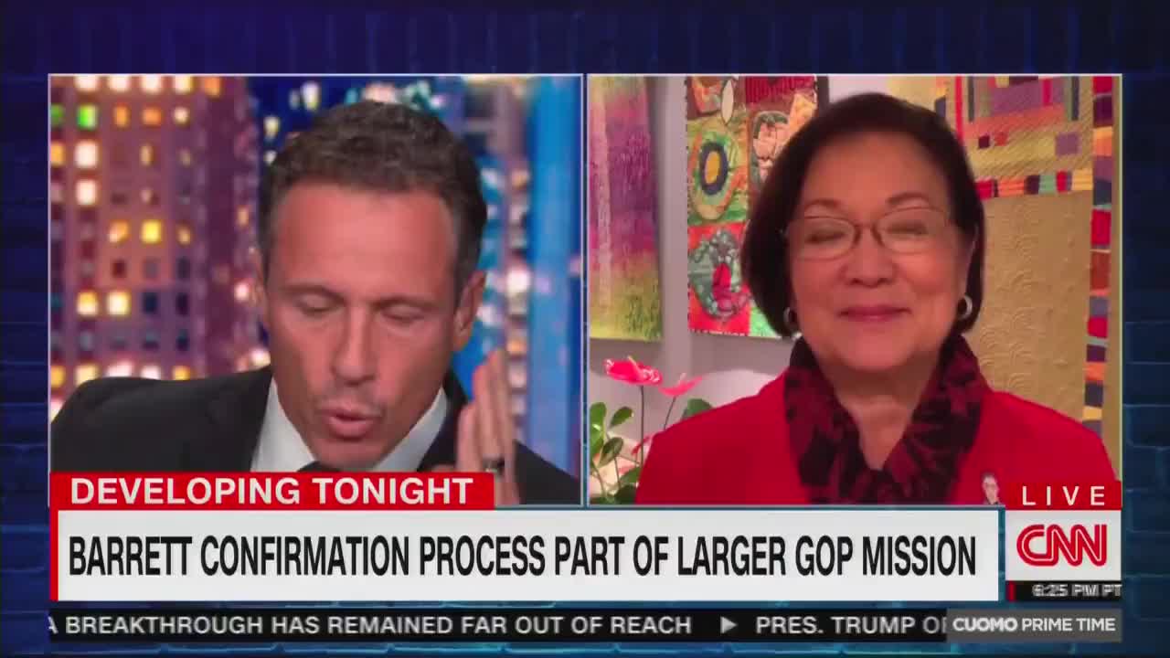 Cuomo Tries to Insert a Talking Point.