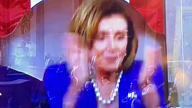 Nancy Pelosi Falls during Biden's State of the Union Address.