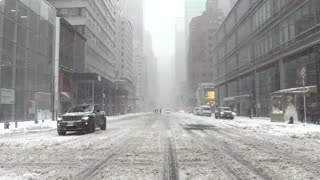 Un gran temporal cubre de nieve Nueva York y todo el noreste del país