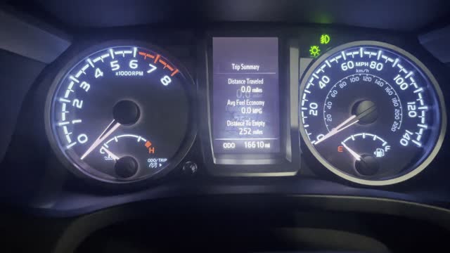 Instrument cluster RPM mess up.