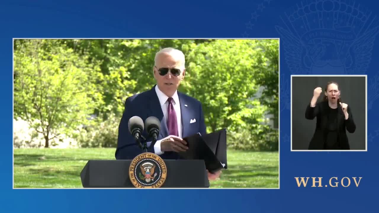 Asked Why He’s Not Following CDC Guidance On Masks Outdoors, Biden Gives Nonsensical Answer