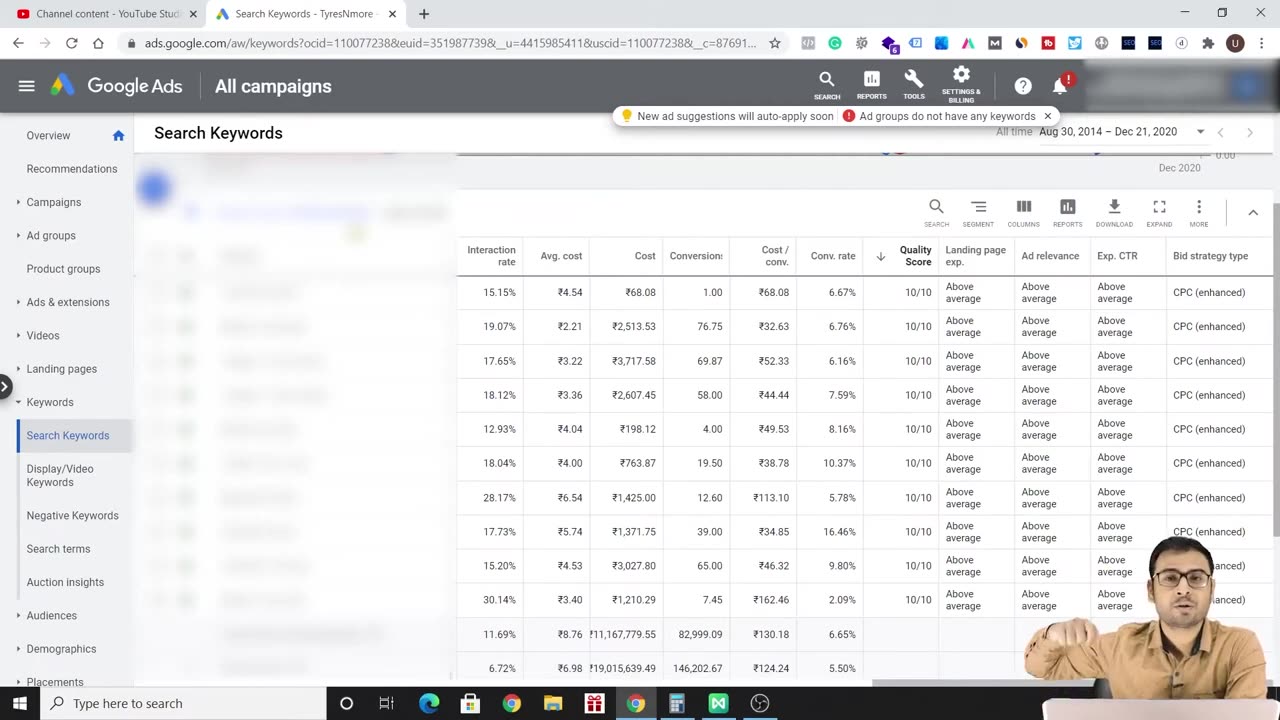 How to improve your Google Ads Score & Similar Matrices in Google Ads