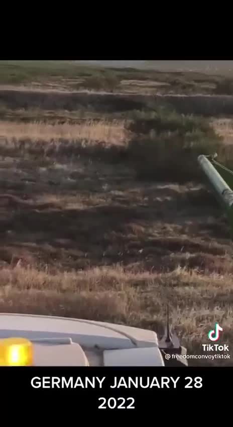 German farmers and trucker freedom convoy (Jan 29, 2022)