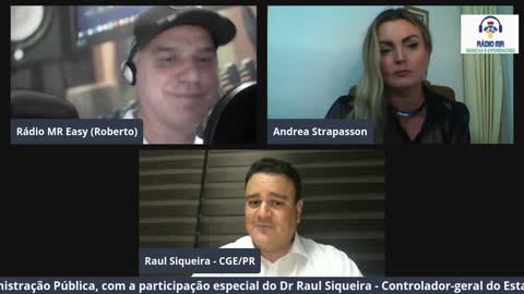 Programa Direito e Tecnologia, com o Controlador Geral do Estado do PR, Dr Raul Siqueira