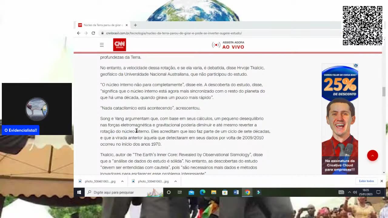 Canal Evidências - J_OpxaqjWnw - URGENTE! NÚCLEO DA TERRA PAROU DE GIRAR