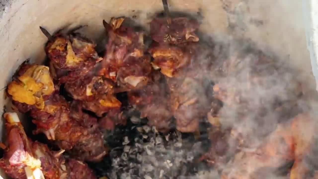 Download Insane Street Food Tour in Oasis @Tunisian Barbecue Master Crazy Sea Food Party