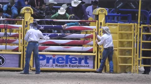 Junior NFR Final Bareback riding