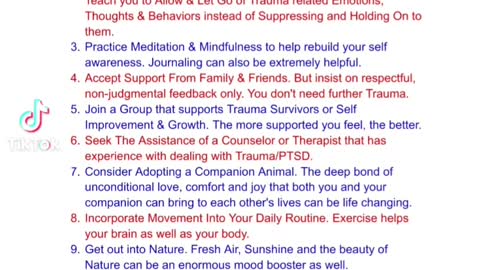 10 Ways To Help Heal From Emotional Trauma🦋