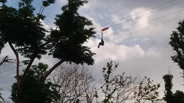 Steepest Zipline in the world. #adventure