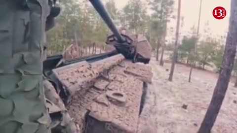 Ukrainian fighters demonstrate Archer artillery unit provided by Sweden