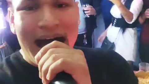 Partygoer Plummets Toward Pavement