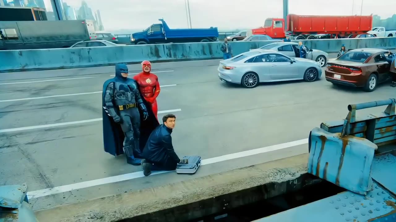 wonder woman saves batman scene - The Flash 2023