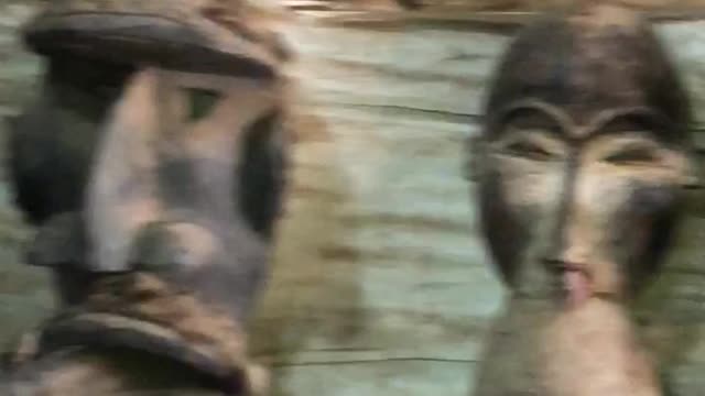 Africa Wood Horro Masks