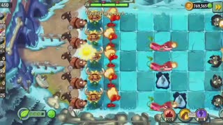 Plants vs Zombies 2 Frostbite Caves - Day 9