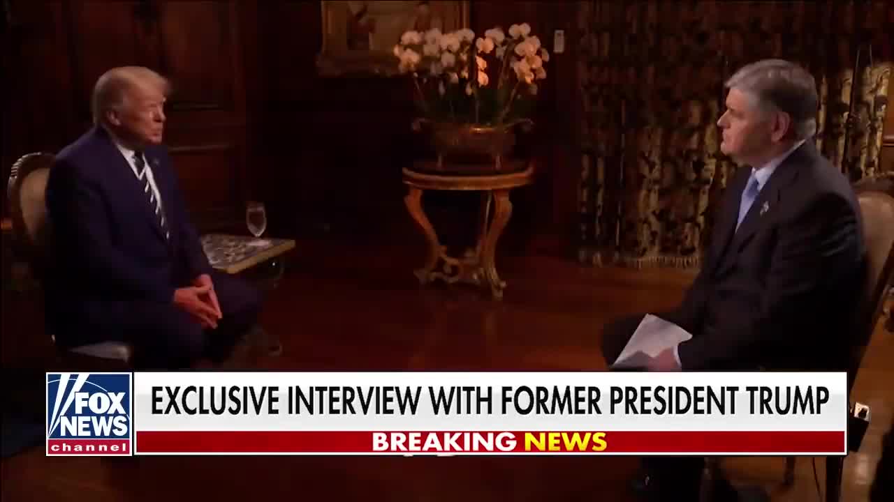 Trump slams Biden's border failures in 'Hannity' exclusive