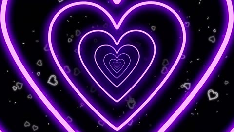 754. Purple heart screen background in 4K heart