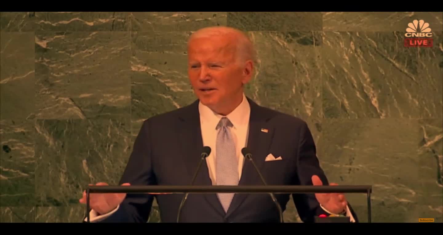 Joe Biden Addresses United Nations - YUGE