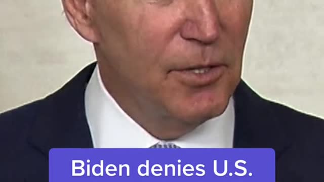 Biden denies U.S.economic recession