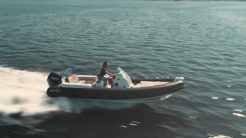 Zodiac Medline 7 5 RIB at sea