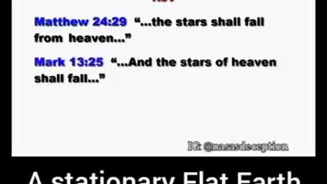 75 BIBLE VERSES DESCRIBING A FLAT & STATIONARY EARTH