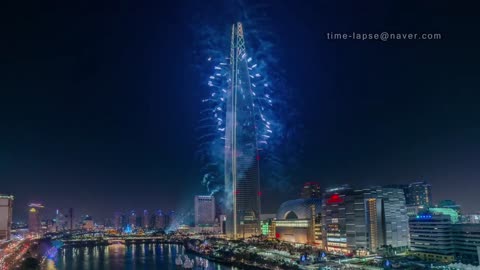 Lotte Tower Fireworks