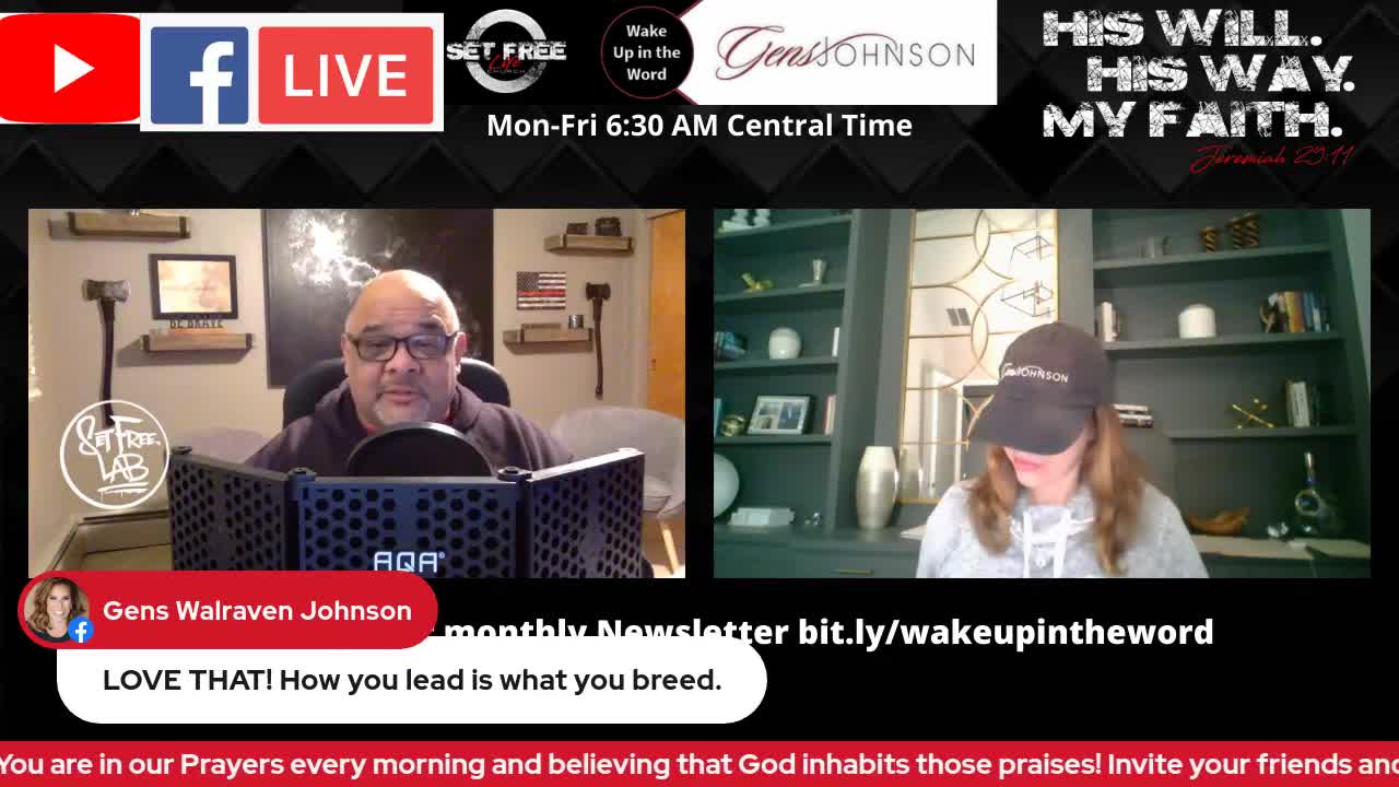E 160 Wake Up In The Word with Pastor Paul and Gens Johnson the Mindset Master