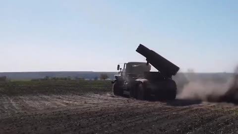 10.05.2022 The work of the Tornado-G MLRS on Ukrainian positions