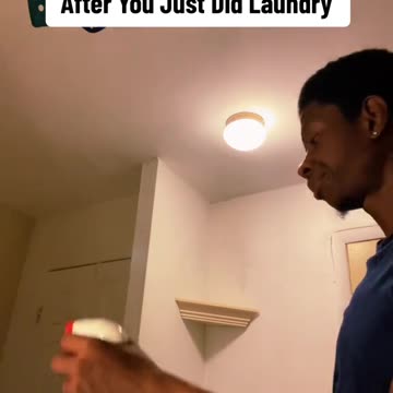 When You Spill Food On Bed After You Just Did Laundry