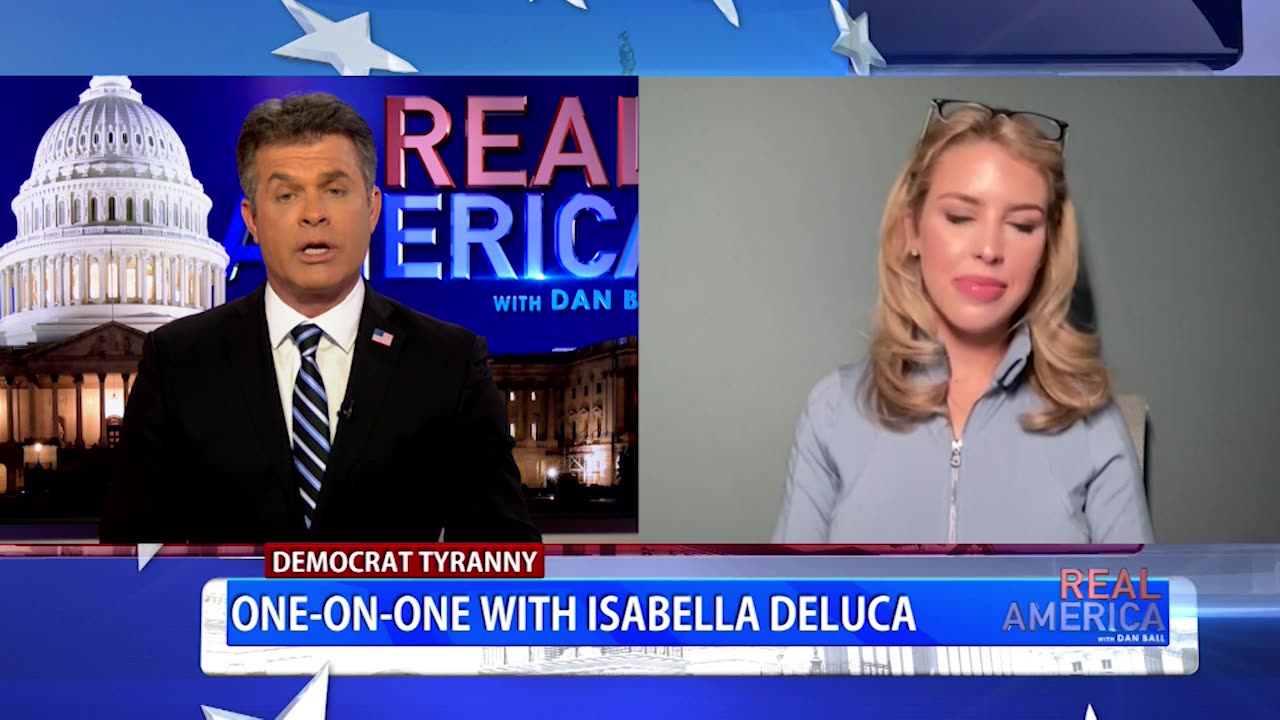 REAL AMERICA -- Dan Ball W/ Isabella DeLuca, J6 Defendant Details Her Provisions, 4/2/24