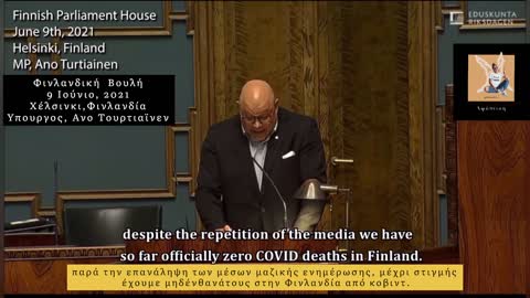 FINNISH MP, ADDRESSES ON HUMAN EXPERIMENTATION/JAB
