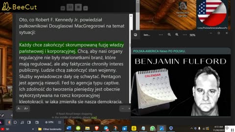 🔴Benjamin Fulford: Raport tygodniowy z 27 listopada 2023 r🔴