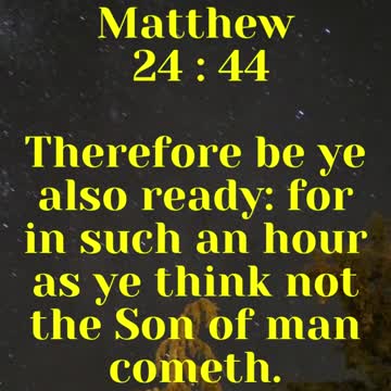 JESUS SAID... Who then is a faithful and wise servant, whom his lord hath made ruler