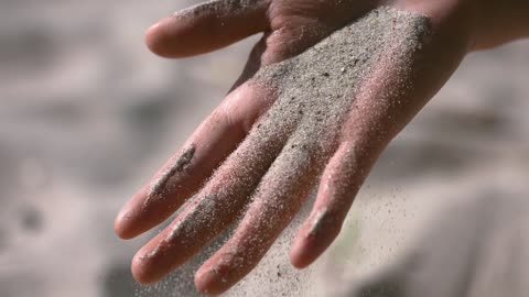 hand in the sand beautiful image