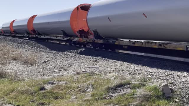 cojo watches wind turbine parts moving