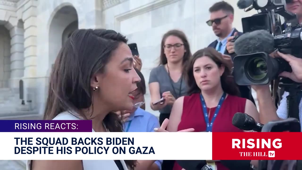 Watch: AOC Still BACKS Biden, The Left Says WTF?