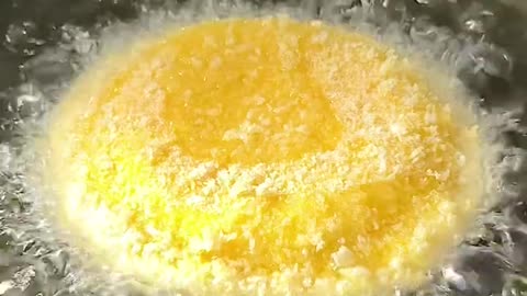 fried cheese ASMR