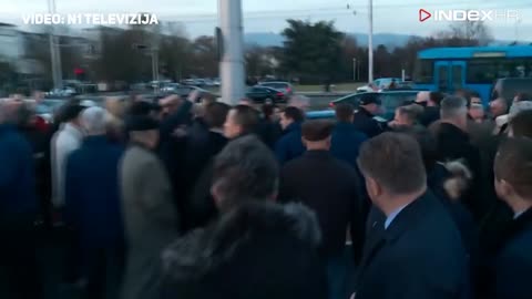 Incident na otkrivanju spomenika Tuđmanu