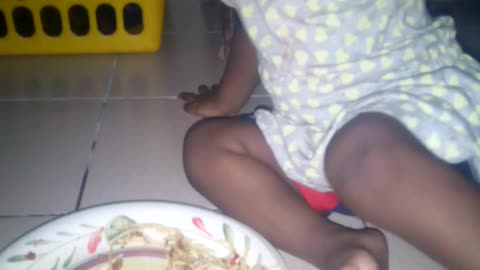 Baby taste good food the first time