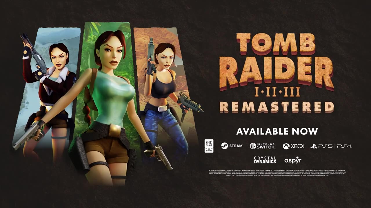 Tomb Raider 1-3 Remastered - Official Launch Trailer