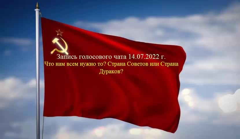 Что нам всем нужно-то? Страна Советов или Страна Дураков?