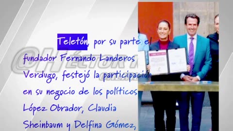 REGALA CLAUDIA SHEINBAUM 900 MDP PARA EL TELETÓN SIN PERMISO DE MÉXICO