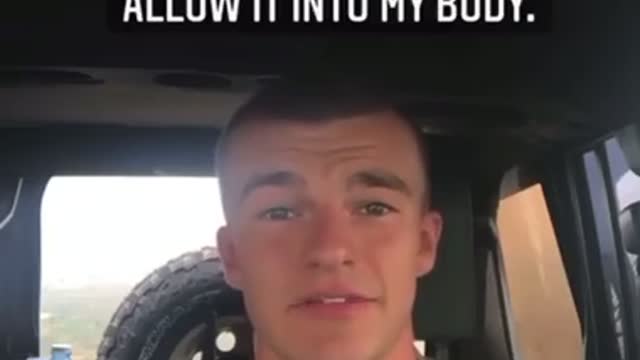 US marine says he'll happily die before allowing the experimental covid vaccine into his body.