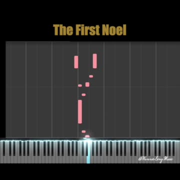 The first noel piano tutorial