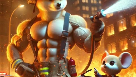 Respect 💯💯🥰🥰 version shina elf 🧝 Fireworks and firecrackers #ai #cartoon #cuteanimal #animails