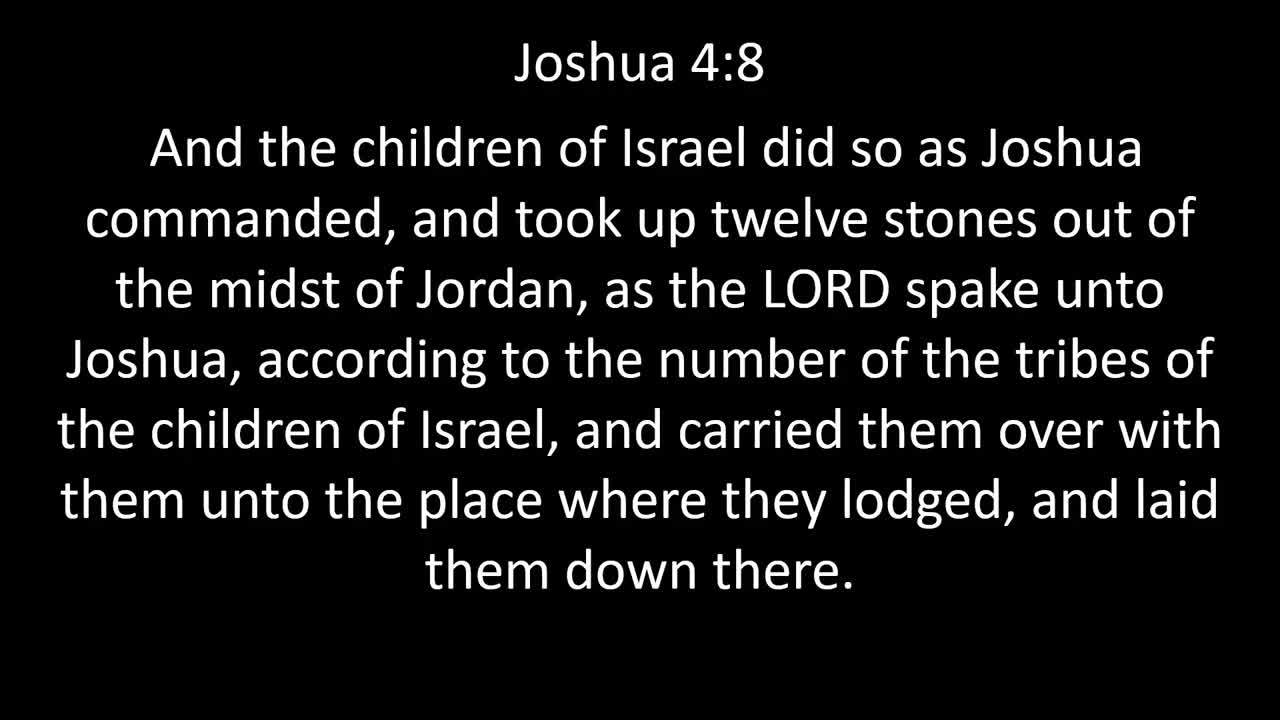 KJV Bible Joshua Chapter 4