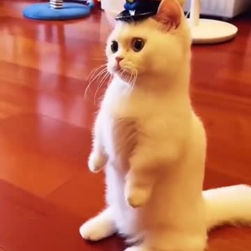 This cat is the cutest officer 🥰🥰🥰