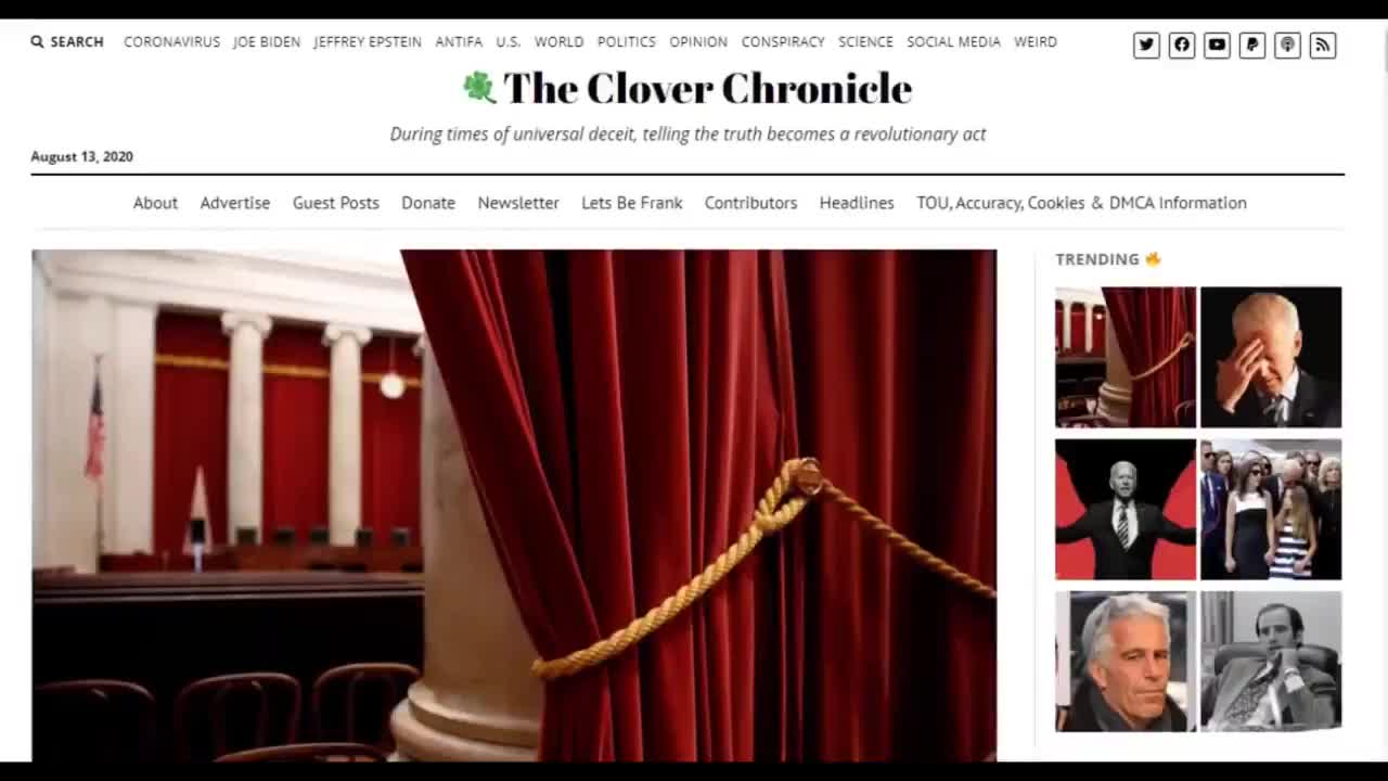 Justice Roberts is Being Blackmailed?