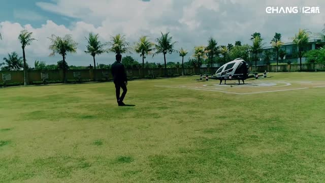 EHang 216 Autonomous Aerial Vehicle in Bali Indonesia